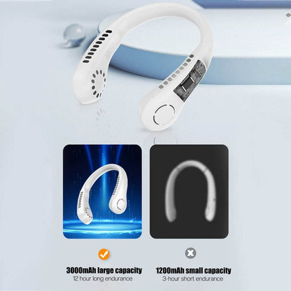 Vaneless Neck Fan – Hands-Free Portable Air Cooler