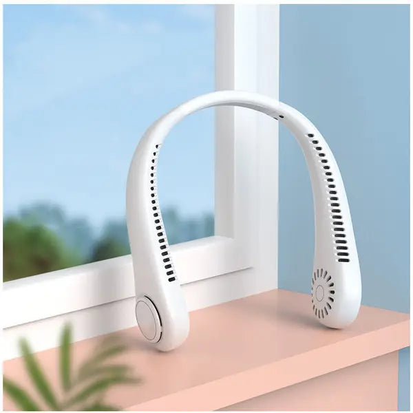 Vaneless Neck Fan – Hands-Free Portable Air Cooler